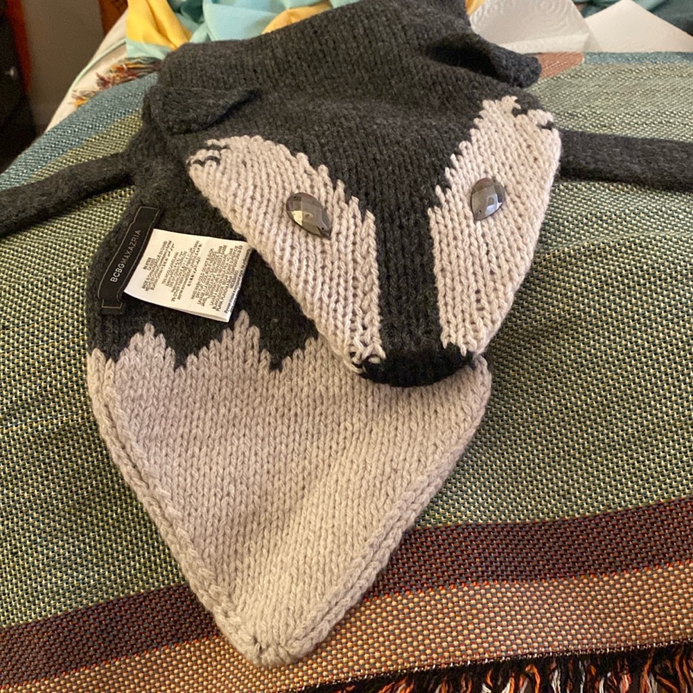 Vintage fox warm neck scarf 🦊